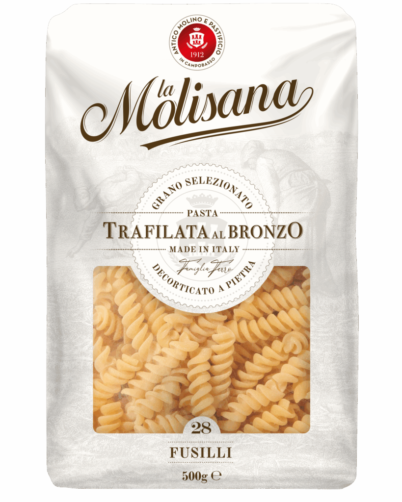 Fusilli Pasta De Sémola De Trigo Duro La Molisana 500g Caja X12 Paquetes