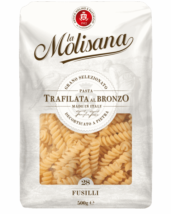 Fusilli Pasta De Sémola De Trigo Duro La Molisana 500g Caja X12 Paquetes