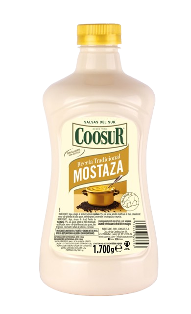 Mostaza Coosur Botella 1,7 kg