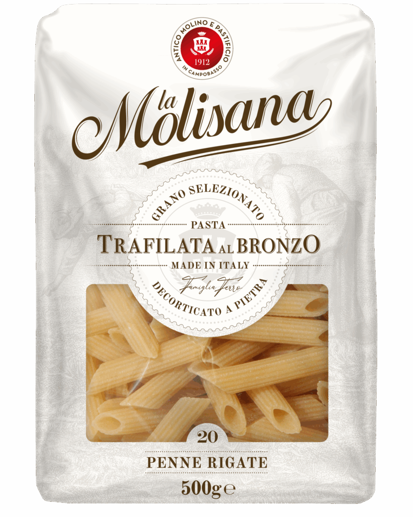 Penne Rigate Pasta De Sémola De Trigo Duro La Molisana 500g Caja X10 Paquetes