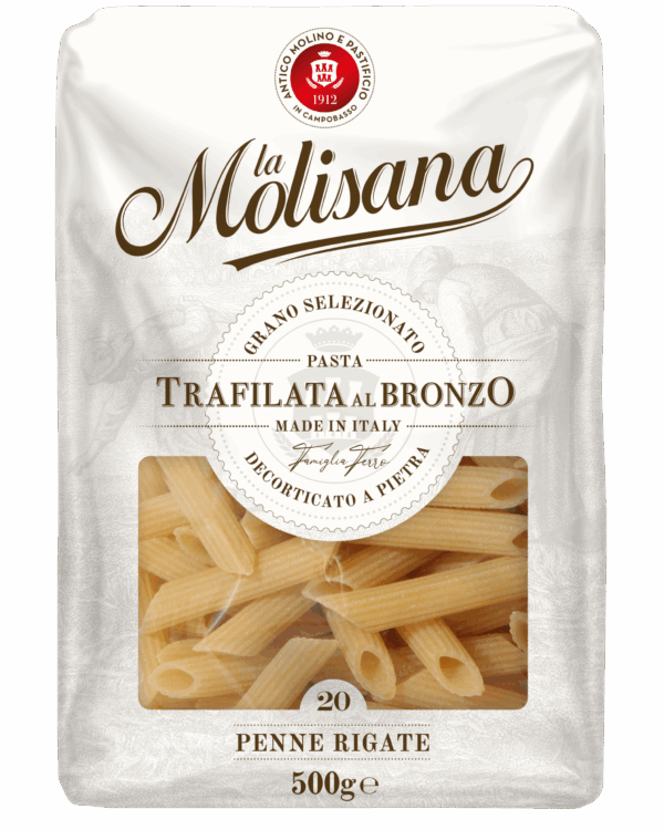 Penne Rigate Pasta De Sémola De Trigo Duro La Molisana 500g Caja X10 Paquetes