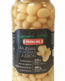 Alubias Cocidas Judión Penelas Tarro 570 g