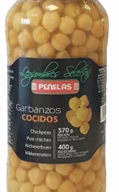 Garbanzos Cocidos Penelas Tarro 570 g