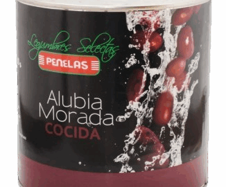 Alubia Morada Cocida en Lata Penelas 2,5 kg