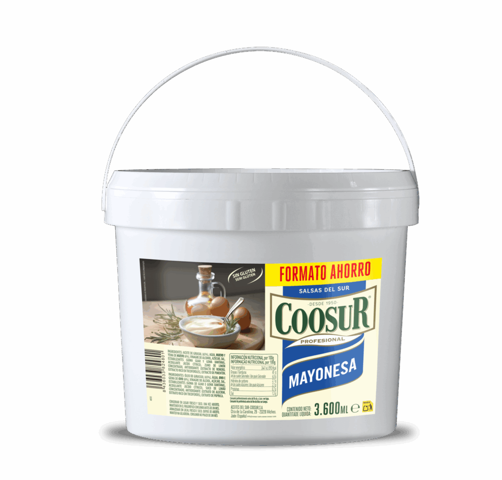 Mayonesa Coosur Cubo 3,6 Litros
