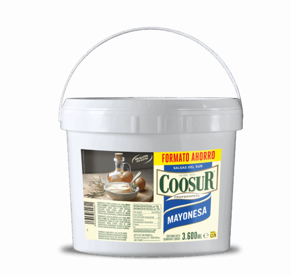 Mayonesa Coosur Cubo 3,6 Litros