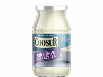Mayonesa Sin Huevo Ni Lactosa Coosur Tarro 450 ml