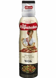 Aceite En Spray Especial Wok La Española 200ml Botella Pulverizadora