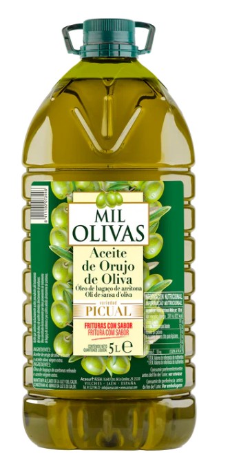 Aceite De Orujo De Oliva Mil Olivas Garrafa 1 Litro – 5 Litros