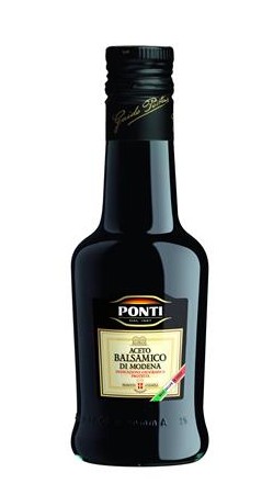 Vinagre Balsámico De Módena Ponti Botella 250 ml