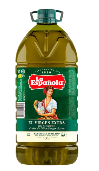 Aceite De Oliva Virgen Extra La Española Garrafa PET 5 Litros