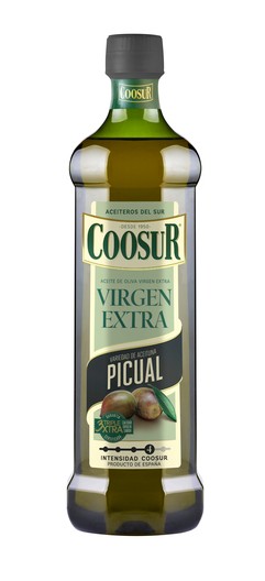 Aceite De Oliva Virgen Extra Coosur Picual Botella 1 Litro