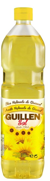 Aceite De Girasol Guillen Botella 1 Litro