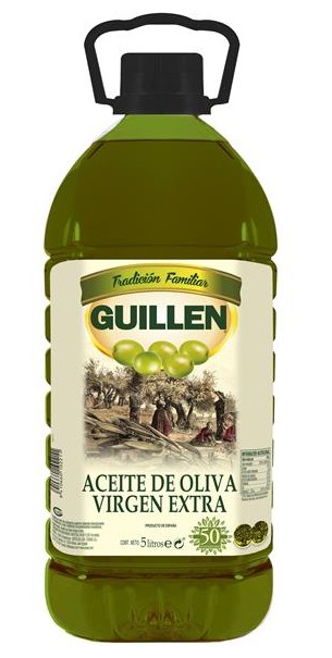 Aceite De Oliva Virgen Extra Guillen Garrafa 5 Litros
