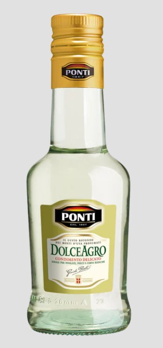 Vinagre Balsámico Blanco Ponti Botella 250 ml