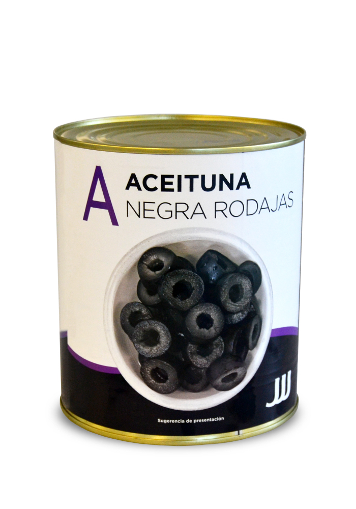 Aceituna Negra Rodajas 3KG