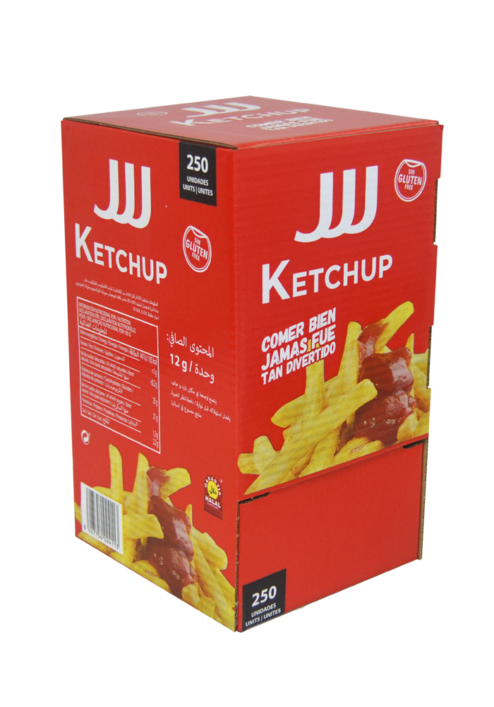Salsa Ketchup Monodosis en Caja 250x12g