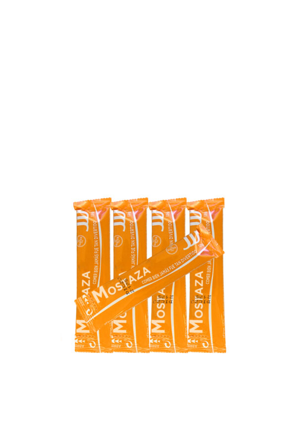 Salsa Mostaza Monodosis en Sobres 12gr