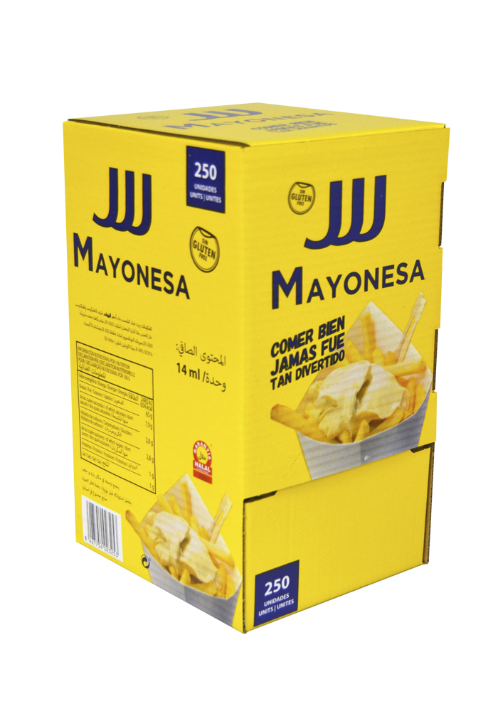 Salsa Mayonesa Monodosis en Caja 250x14g